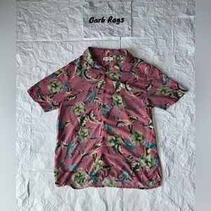 PacSun Floral Aloha Shirt - Men's Large L Collared Shortsleeve Buttondown Collar